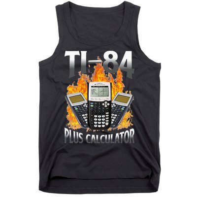 Ti 84 Plus Calculator Funny Math Teacher Tank Top