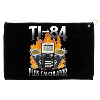 Ti 84 Plus Calculator Funny Math Teacher Grommeted Golf Towel