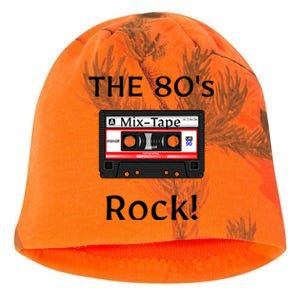 The 80's Rock ! Cassette Tape Black Print Kati - Camo Knit Beanie