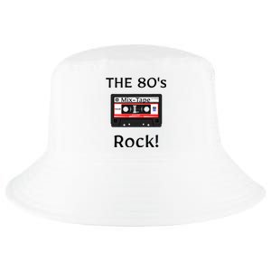 The 80's Rock ! Cassette Tape Black Print Cool Comfort Performance Bucket Hat