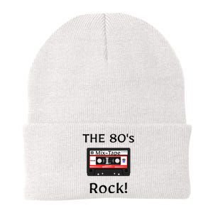 The 80's Rock ! Cassette Tape Black Print Knit Cap Winter Beanie