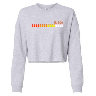 Tr 808 Roland Acid Cropped Pullover Crew