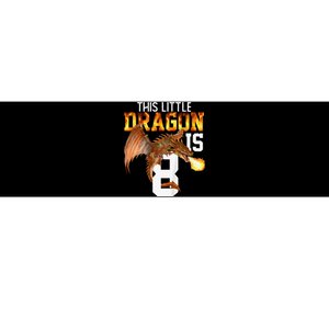 Turning 8 Year Old Birthday Gift Dragon 8th Bday Bumper Sticker