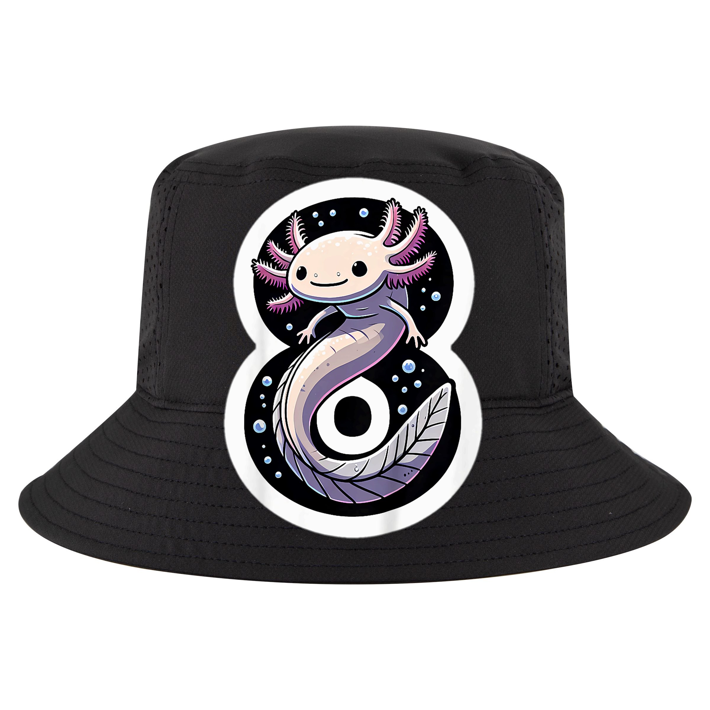 Turning 8 Years Old Axolotl Birthday Party 8th Boy Bday Girl T-Shirt