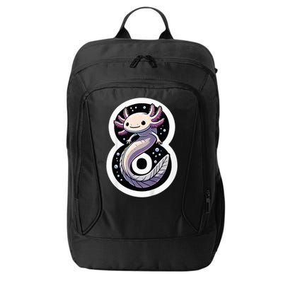 Turning 8 Years Old Axolotl Birthday Party 8th Boy Bday Girl City Backpack