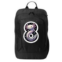 Turning 8 Years Old Axolotl Birthday Party 8th Boy Bday Girl City Backpack