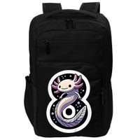Turning 8 Years Old Axolotl Birthday Party 8th Boy Bday Girl Impact Tech Backpack