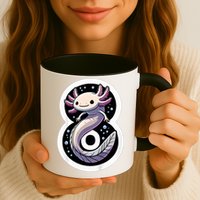Turning 8 Years Old Axolotl Birthday Party 8th Boy Bday Girl Mug