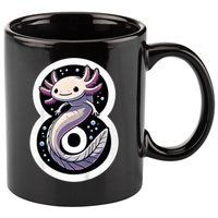 Turning 8 Years Old Axolotl Birthday Party 8th Boy Bday Girl 11oz C Handle Ceramic Mug