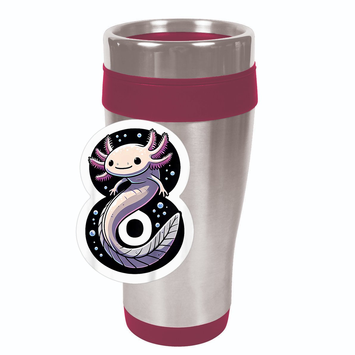 Turning 8 Years Old Axolotl Birthday Party 8th Boy Bday Girl 15oz Campfire Ceramic Mug