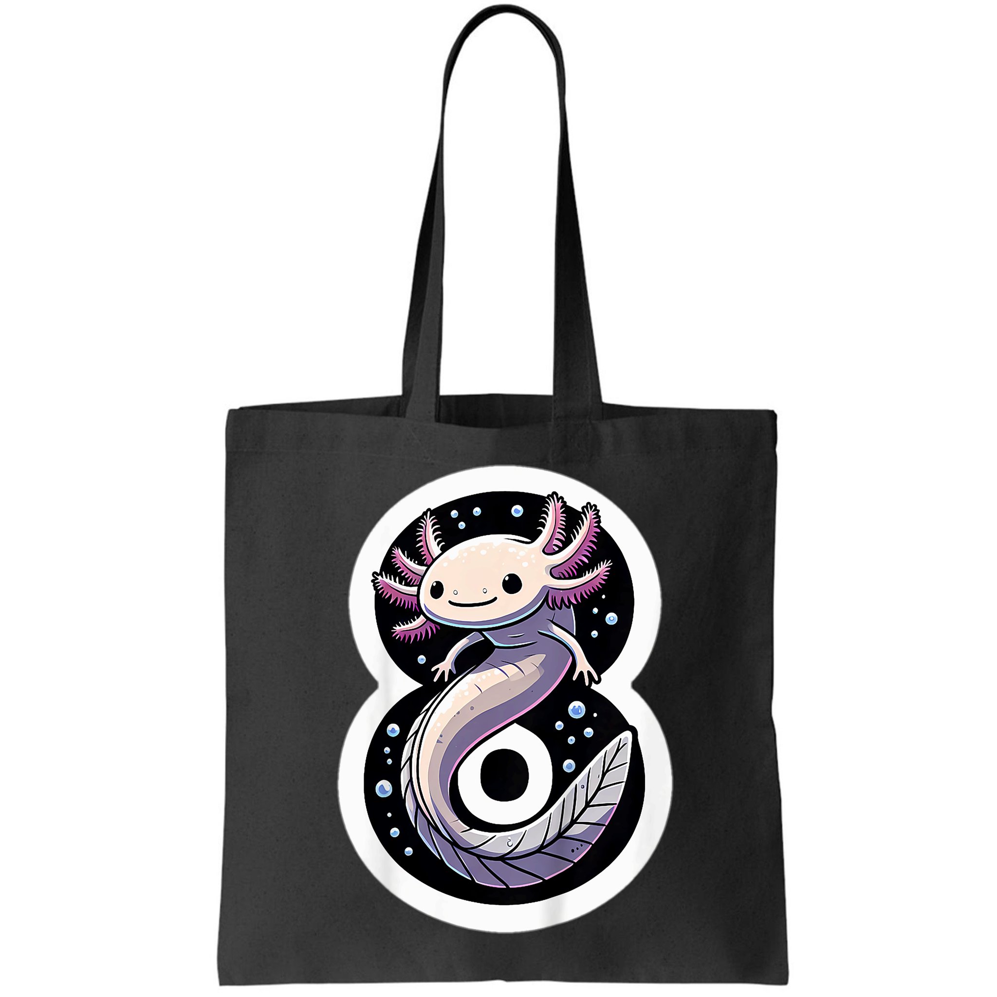 Turning 8 Years Old Axolotl Birthday Party 8th Boy Bday Girl Bag