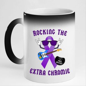 Trisomy 9 Awareness Day Rocking The Extra Chromie Chromosome 11oz Black Color Changing Mug