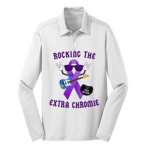 Trisomy 9 Awareness Day Rocking The Extra Chromie Chromosome Silk Touch Performance Long Sleeve Polo