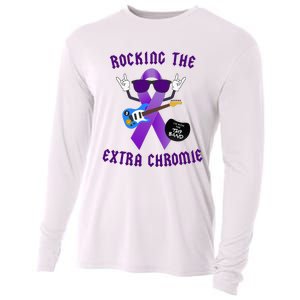 Trisomy 9 Awareness Day Rocking The Extra Chromie Chromosome Cooling Performance Long Sleeve Crew