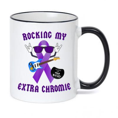 Trisomy 9 Awareness Day Rocking My Extra Chromie Chromosome 11oz Black Color Changing Mug