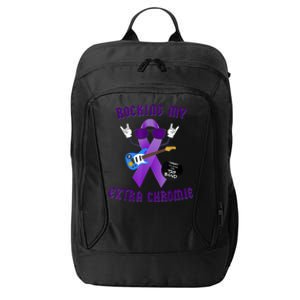 Trisomy 9 Awareness Day Rocking My Extra Chromie Chromosome City Backpack