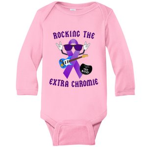 Trisomy 9 Awareness Day Rocking The Extra Chromie Chromosome Baby Long Sleeve Bodysuit