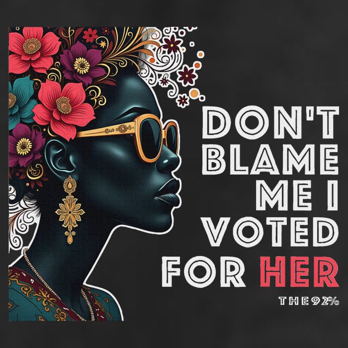 The 92 Percent – DonT Blame Me I Voted For Her Black Women Cool Comfort Performance Bucket Hat