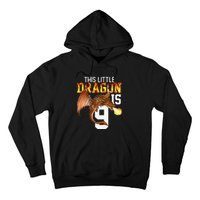 Turning 9 Year Old Birthday Gift Dragon 9th Bday Premium Hoodie