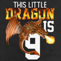 Turning 9 Year Old Birthday Gift Dragon 9th Bday Premium 11oz C Handle Ceramic Mug