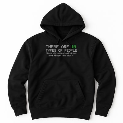 There Are 10 Types Of People Binary Funny Computer Nerd Gift Hoodie