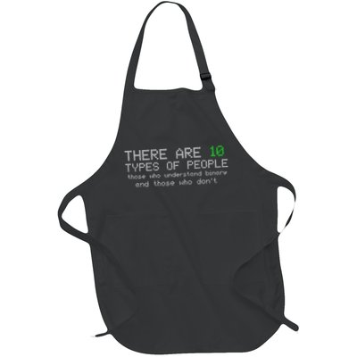 There Are 10 Types Of People Binary Funny Computer Nerd Gift Apron