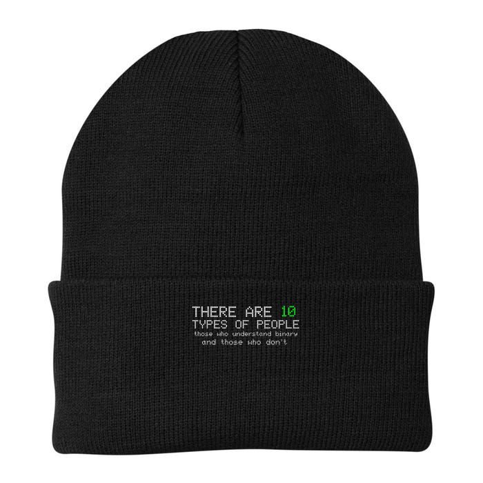 There Are 10 Types Of People Binary Funny Computer Nerd Gift Beanie
