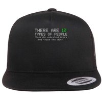 There Are 10 Types Of People Binary Funny Computer Nerd Gift Flatbill Hat