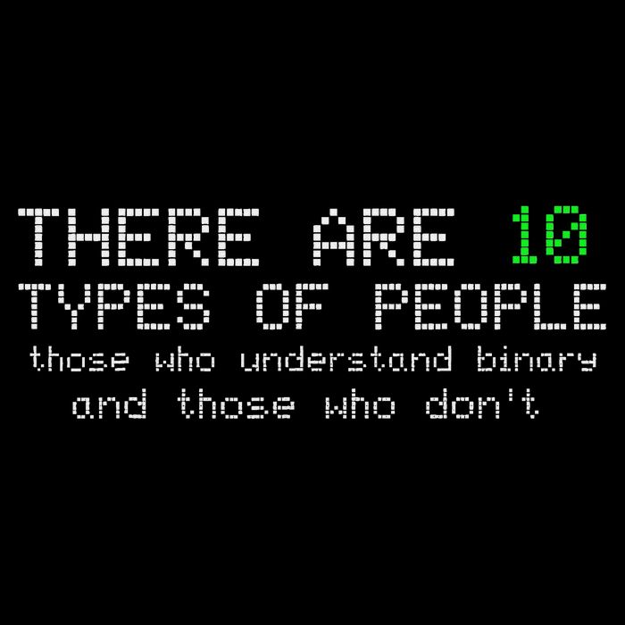 There Are 10 Types Of People Binary Funny Computer Nerd Gift 16 in Basic Backpack