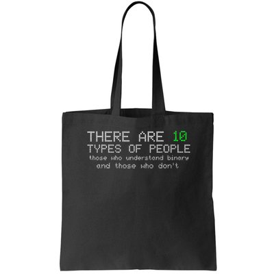 There Are 10 Types Of People Binary Funny Computer Nerd Gift Bag