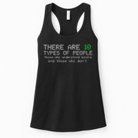 There Are 10 Types Of People Binary Funny Computer Nerd Gift Womens Tank Top