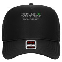 There Are 10 Types Of People Binary Funny Computer Nerd Gift Trucker Hat