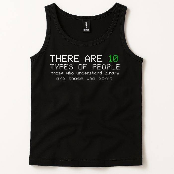 There Are 10 Types Of People Binary Funny Computer Nerd Gift Tank Top