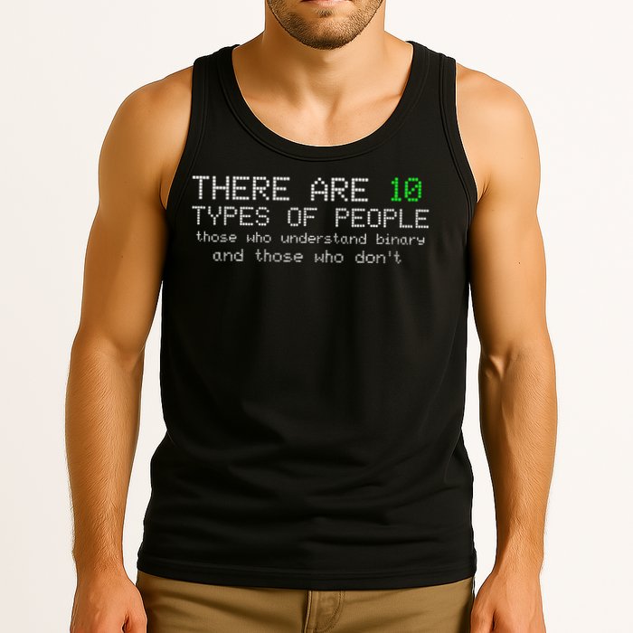 There Are 10 Types Of People Binary Funny Computer Nerd Gift Tank Top
