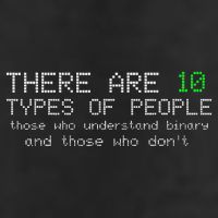 There Are 10 Types Of People Binary Funny Computer Nerd Gift Golf Towel