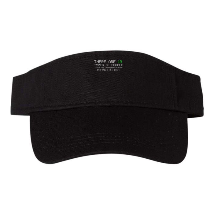 There Are 10 Types Of People Binary Funny Computer Nerd Gift Visor