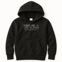There Are 10 Types Of People Binary Funny Computer Nerd Gift Kids Hoodie
