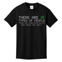 There Are 10 Types Of People Binary Funny Computer Nerd Gift Kids T-Shirt