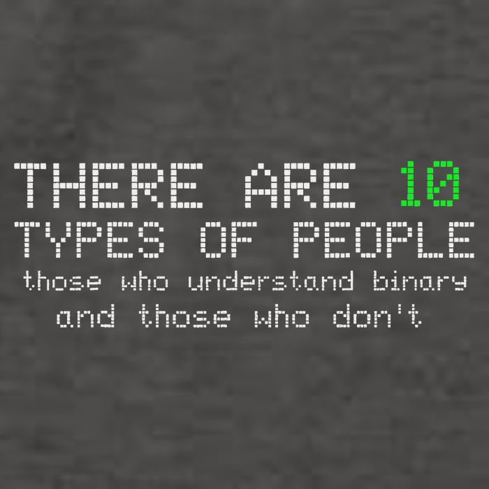 There Are 10 Types Of People Binary Funny Computer Nerd Gift Vector Backpack