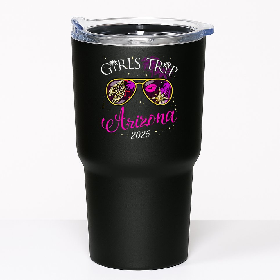 Trip Arizona 2025 Vacation Weekend Birthday Squad Premium Gift Tumbler