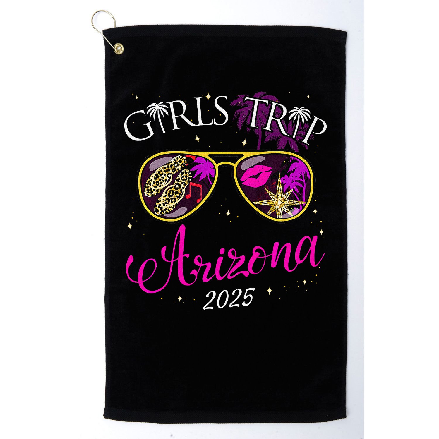 Trip Arizona 2025 Vacation Weekend Birthday Squad Premium Gift Golf Towel