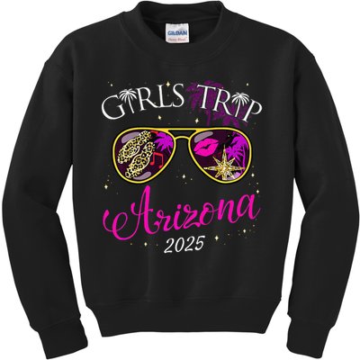 Trip Arizona 2025 Vacation Weekend Birthday Squad Premium Gift Kids Sweatshirt