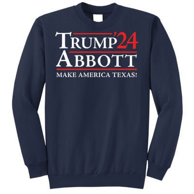 Trump Abbott 2024 Texas Governor Funny Election Sweatshirt