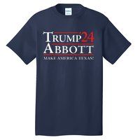 Trump Abbott 2024 Texas Governor Funny Election Tall T-Shirt