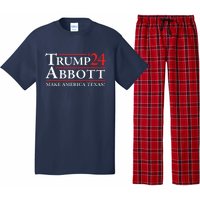 Trump Abbott 2024 Texas Governor Funny Election Pajama Set