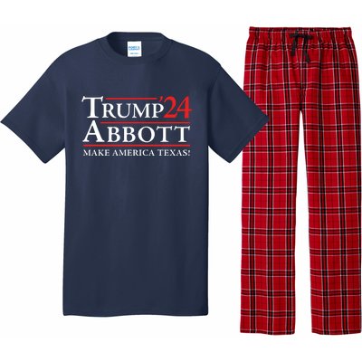 Trump Abbott 2024 Texas Governor Funny Election Pajama Set