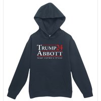 Trump Abbott 2024 Texas Governor Funny Election Urban Pullover Hoodie