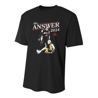 The Answer 2024 Youth Performance Sprint T-Shirt