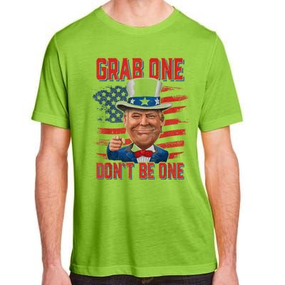 Trump American 4th Of July Grab One Dont Be One Uncle Adult ChromaSoft Performance T-Shirt