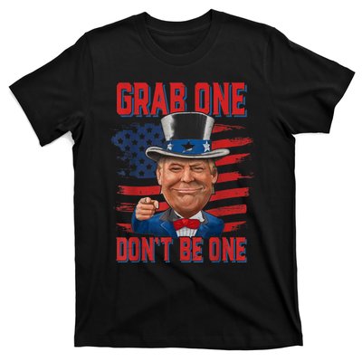 Trump American 4th Of July Grab One Dont Be One Uncle T-Shirt